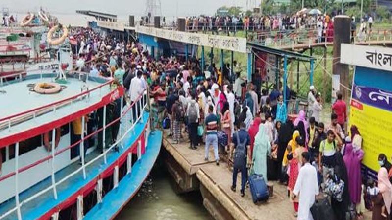 আজও শিমুলিয়া ঘাটে ভিড়