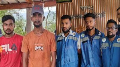 জাফলংয়ে পর্যটকদের ওপর হামলা : ৫ আসামি আদালতে