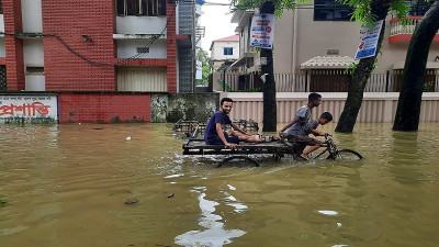 সিলেটে পানিবন্দি ১২ লাখ মানুষ