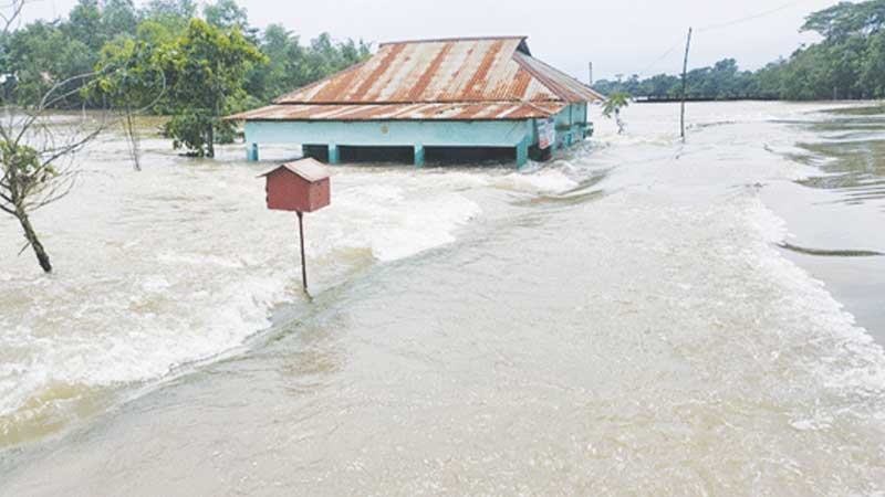 সুনামগঞ্জে প্লাবিত হচ্ছে নতুন এলাকা