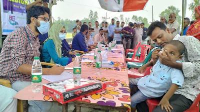 কুড়িগ্রামে বিনামূল্যে মেডিকেল ক্যাম্প অনুষ্ঠিত