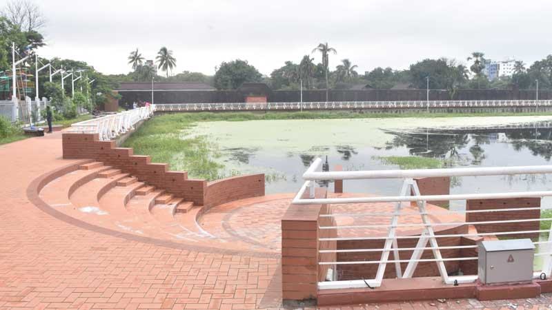সিলেটে নান্দনিক রূপে ফিরছে ধোপাদীঘি