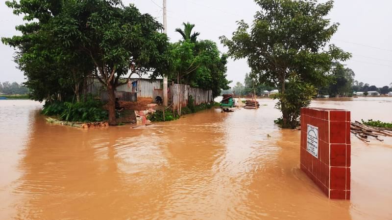 বৃষ্টি ও পাহাড়ি ঢলে কুড়িগ্রামের ৩৫ গ্রাম প্লাবিত