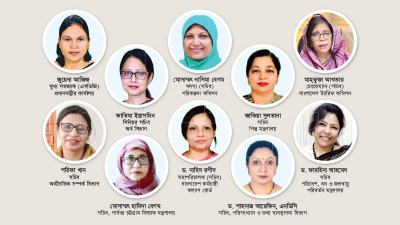 প্রশাসনের ১০ নারী সচিব