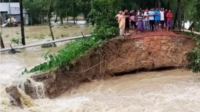 অতিবৃষ্টি ও পাহাড়ি ঢলে আখাউড়ার নিম্নাঞ্চল প্লাবিত