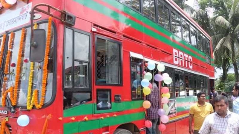 নোয়াখালীতে উদ্বোধনের পরদিনই বন্ধ হলো বিআরটিসির সার্ভিস