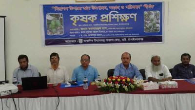 চাঁপাইনবাবগঞ্জে নিরাপদ আম উৎপাদনবিষয়ক কৃষক প্রশিক্ষণ
