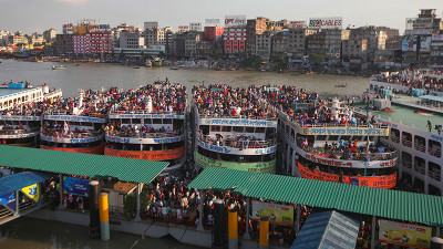 শেষ সময়ে স্বরূপে ঈদযাত্রা সব পথে ভোগান্তি