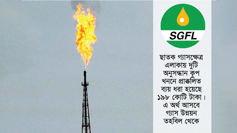 উৎপাদনে এলে দিনে মিলবে ৪০ মিলিয়ন ঘনফুট গ্যাস