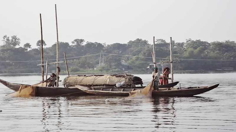 সাড়ে ৩ মাস পর কাপ্তাই হ্রদে মাছ ধরা শুরু