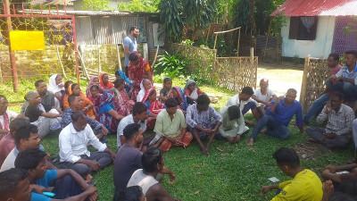 সিলেটের চা শ্রমিকরা কাজে ফেরেননি