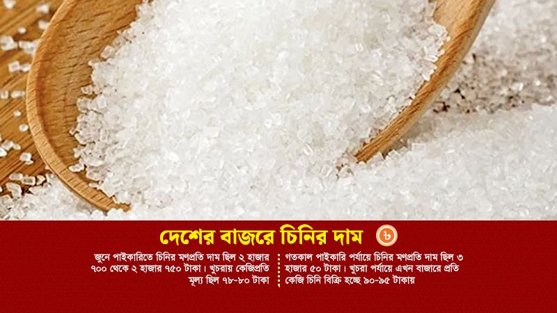 এবার চিনির বাজারে অস্থিরতা
