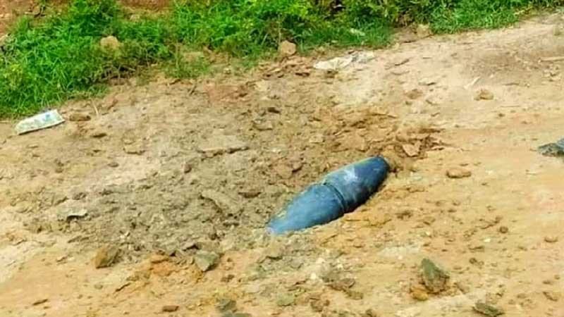 মিয়ানমারের দুই মর্টার শেল পড়ল বাংলাদেশের মাটিতে
