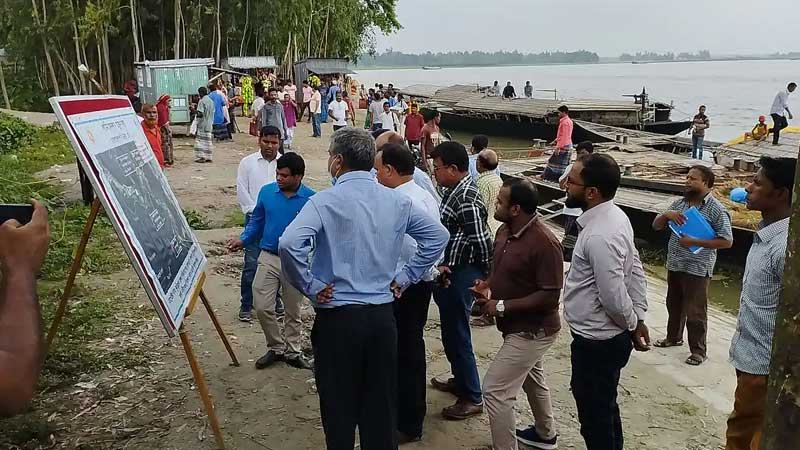 কুড়িগ্রামে নদীভাঙন পরিদর্শনে পাউবোর মহাপরিচালক