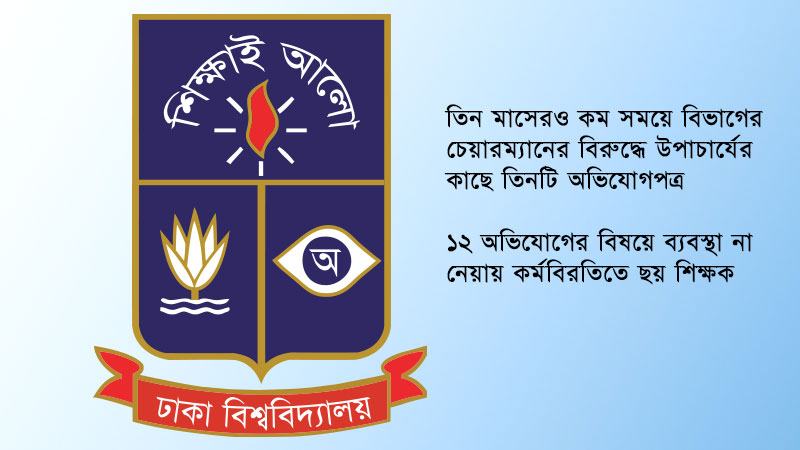 চেয়ারম্যানের অনিয়মে ক্ষুব্ধ মনোবিজ্ঞানের শিক্ষকরা
