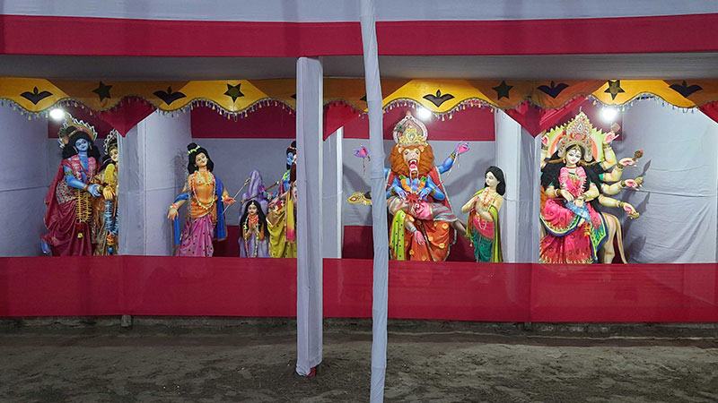 বাগেরহাটের ১৫১টি প্রতিমা নিয়ে দুর্গাপূজার আয়োজন