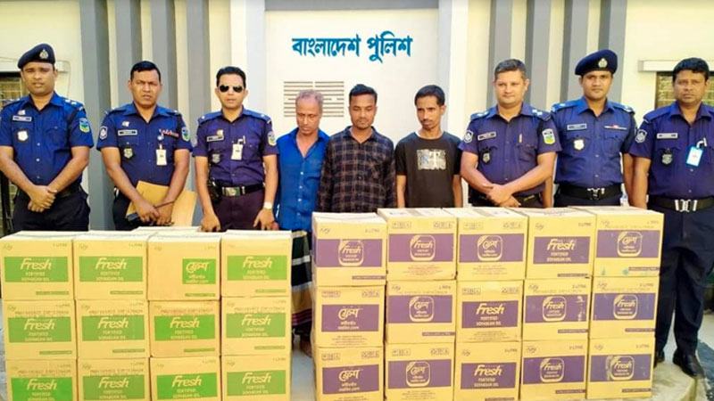 ময়মনসিংহে মেঘনা গ্রুপের লুণ্ঠিত সয়াবিন উদ্ধার