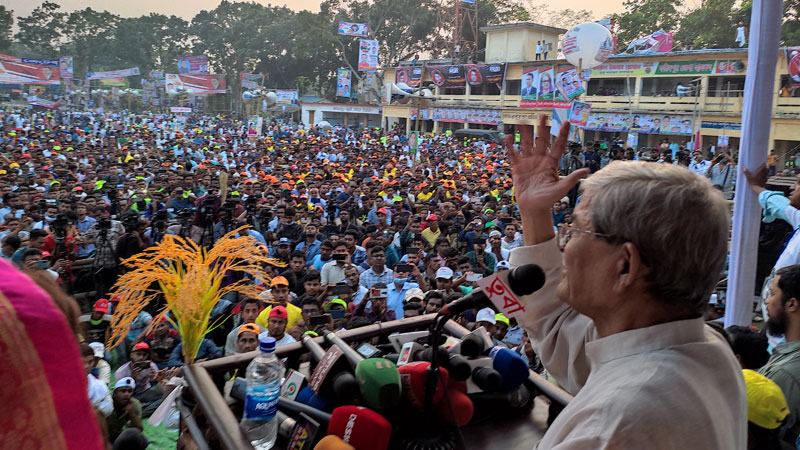 জুলুম করে মানুষের ন্যায়ের সংগ্রাম বন্ধ করা যায় না