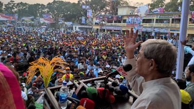 জুলুম করে মানুষের ন্যায়ের সংগ্রাম বন্ধ করা যায় না