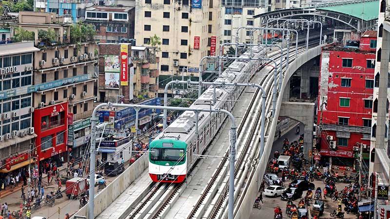 শুরুতে মেট্রোরেল চলতে পারে দিনে ২ ঘণ্টা