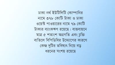 আসলামুল হকের দুই বিদ্যুৎকেন্দ্রের চুক্তি বাতিল করতে চায় বিপিডিবি