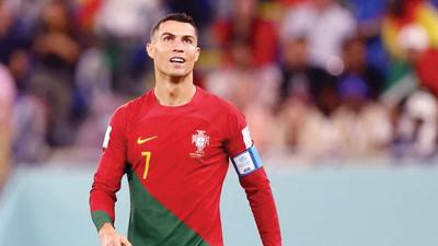 পাঁচ বিশ্বকাপে গোলের কীর্তি রোনালদোর