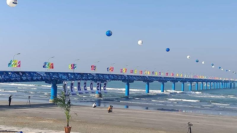 কক্সবাজারের ইনানীতে প্রধানমন্ত্রী শেখ হাসিনা