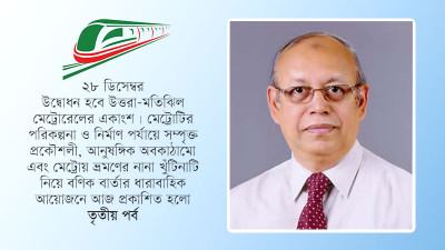 মেট্রোরেলের ভিত গড়তে কাজ করেছেন অধ্যাপক শফিউল্লাহ