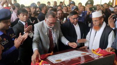 কুড়িগ্রাম-উলিপুর রেল ট্র্যাক সম্প্রসারণ কাজের উদ্বোধন