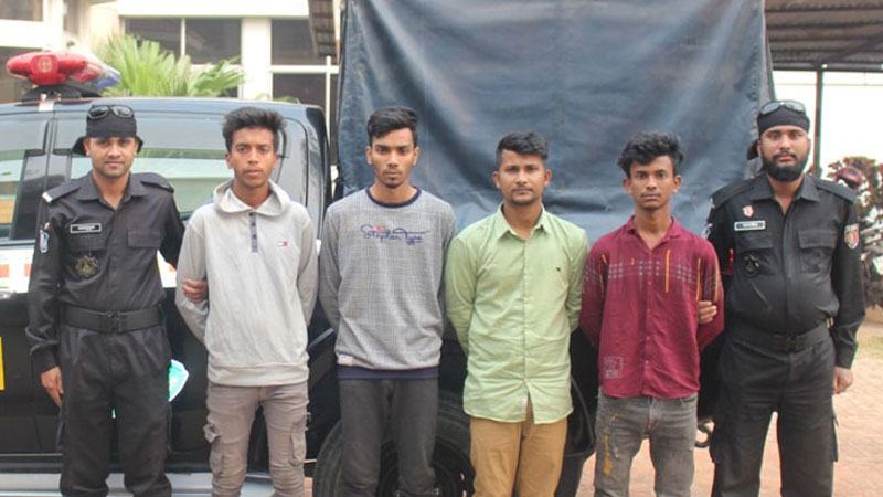 নারায়ণগঞ্জে অপহূত মুদি ব্যবসায়ী উদ্ধার গ্রেফতার ৪