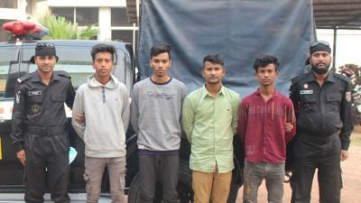নারায়ণগঞ্জে অপহূত মুদি ব্যবসায়ী উদ্ধার গ্রেফতার ৪