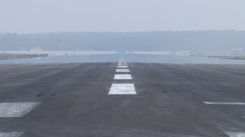 সাগরগর্ভে দৃশ্যমান সুদীর্ঘ রানওয়ে