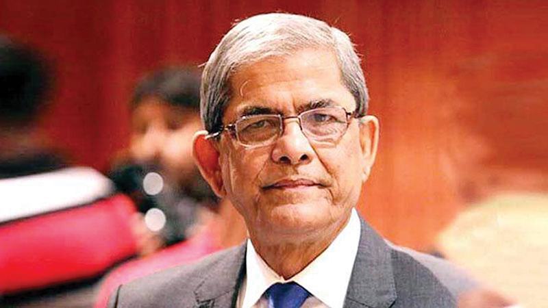 সরকার পদত্যাগ করলে নির্বাচনে যাবে বিএনপি  —মির্জা ফখরুল