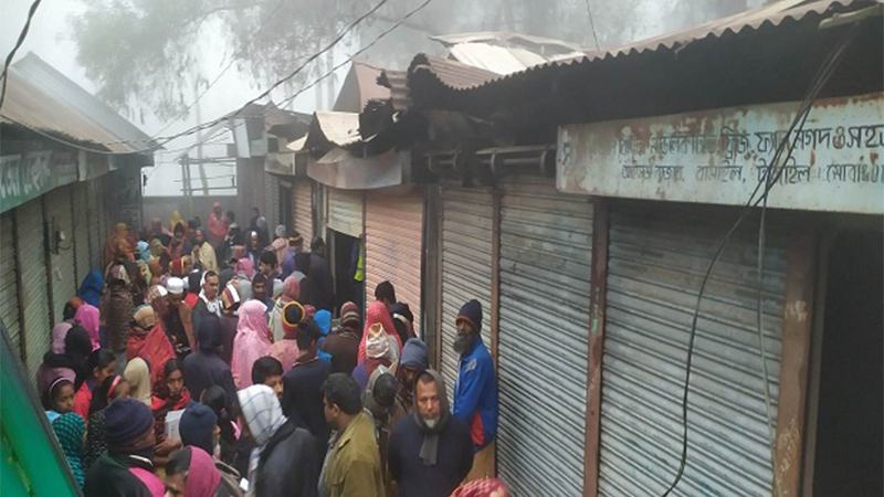 টাঙ্গাইলে আগুনে পুড়ে দর্জির মৃত্যু