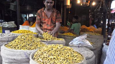 সাত মাসে প্রায় ১৫ হাজার টন শুকনা হলুদ আমদানি