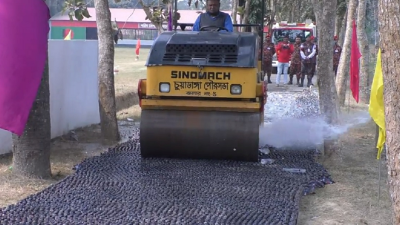 চুয়াডাঙ্গায় জব্দ মাদকদ্রব্য ধ্বংস