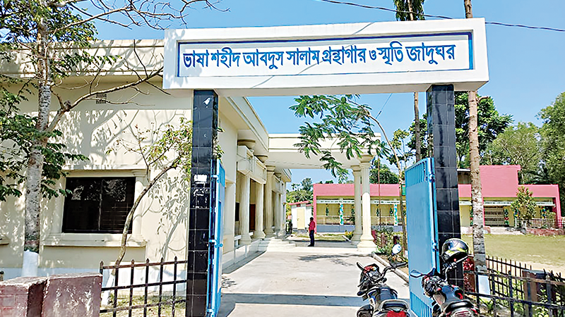 কেবল ভাষার মাসেই ফেনীর সালামনগরে আনাগোনা