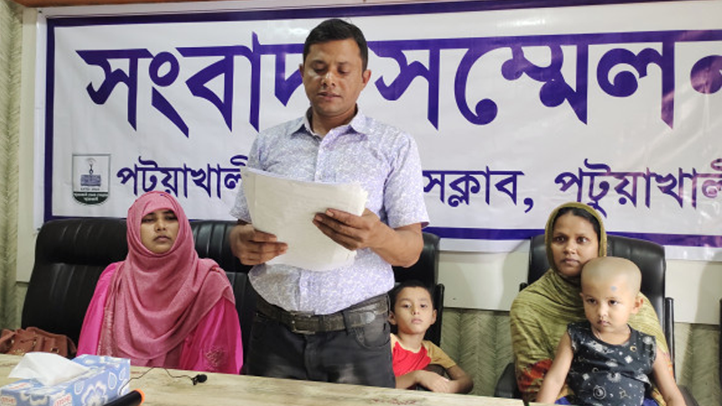 পটুয়াখালীতে ভুল চিকিৎসায় শিশুর পঙ্গু হওয়ার অভিযোগ