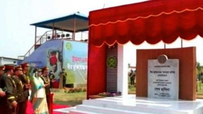 কিশোরগঞ্জে সেনানিবাস উদ্বোধন করলেন প্রধানমন্ত্রী