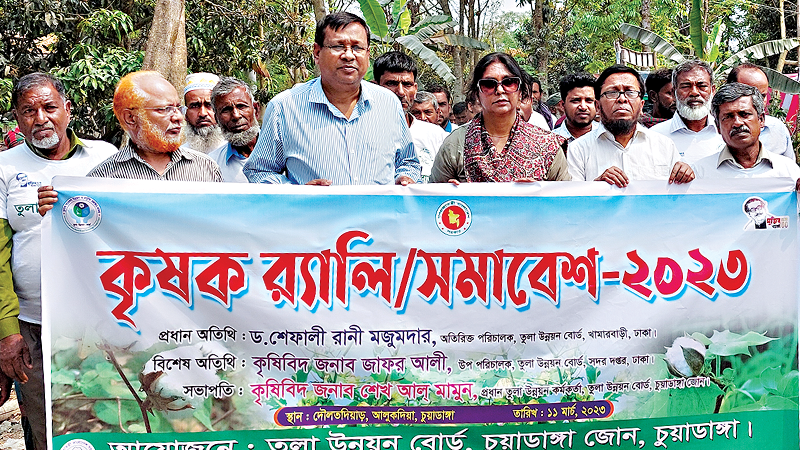 চুয়াডাঙ্গায় তুলাচাষী সমাবেশ