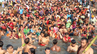 লাঙ্গলবন্দে পুণ্যস্নান