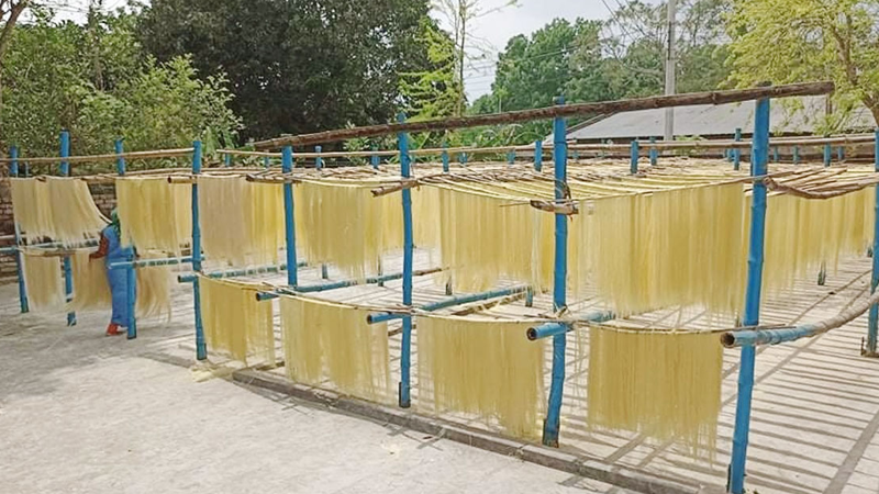 রাজবাড়ীতে প্রতিদিন তৈরি হচ্ছে ২ টন সেমাই