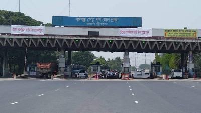 বঙ্গবন্ধু সেতুতে ২৪ ঘণ্টায় ৩০ হাজার যানবাহন পারাপার