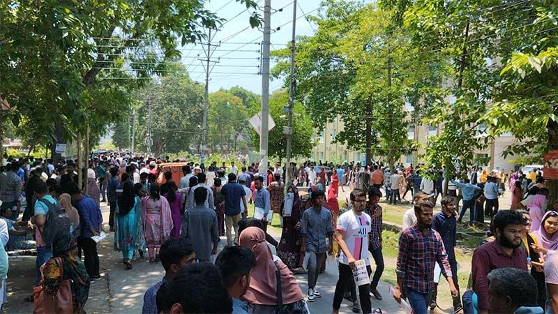 রাজশাহী বিশ্ববিদ্যালয়ে ‘এ’ ইউনিটের ভর্তি পরীক্ষা শুরু