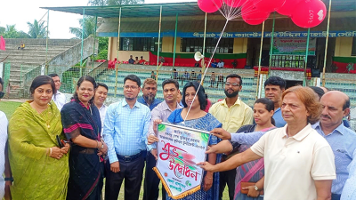 ঝালকাঠিতে আন্তঃকলেজ ফুটবল টুর্নামেন্ট