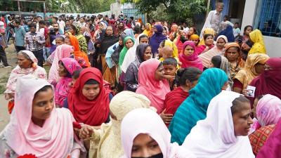 রাজশাহী সিটি নির্বাচনে ভোটগ্রহণ চলছে
