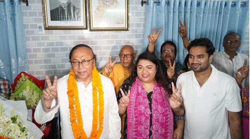 তৃতীয়বারের মতো রাসিক মেয়র লিটন