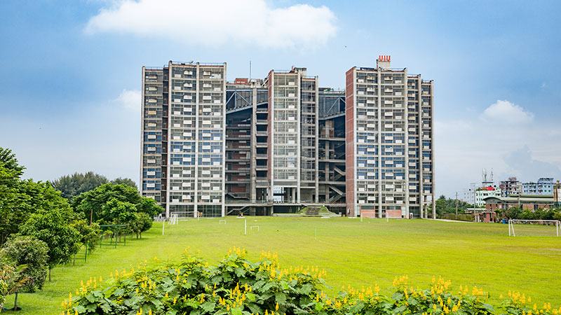 যে ভবনের ৬৫ শতাংশই ওপেন স্পেস