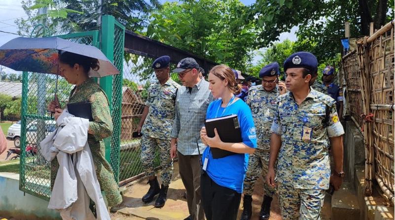 যুক্তরাষ্ট্রের প্রতিনিধি দলের রোহিঙ্গা ক্যাম্প পরিদর্শন