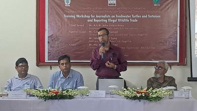 বাগেরহাটে বন্যপ্রাণী বাণিজ্য রোধে কর্মশালা